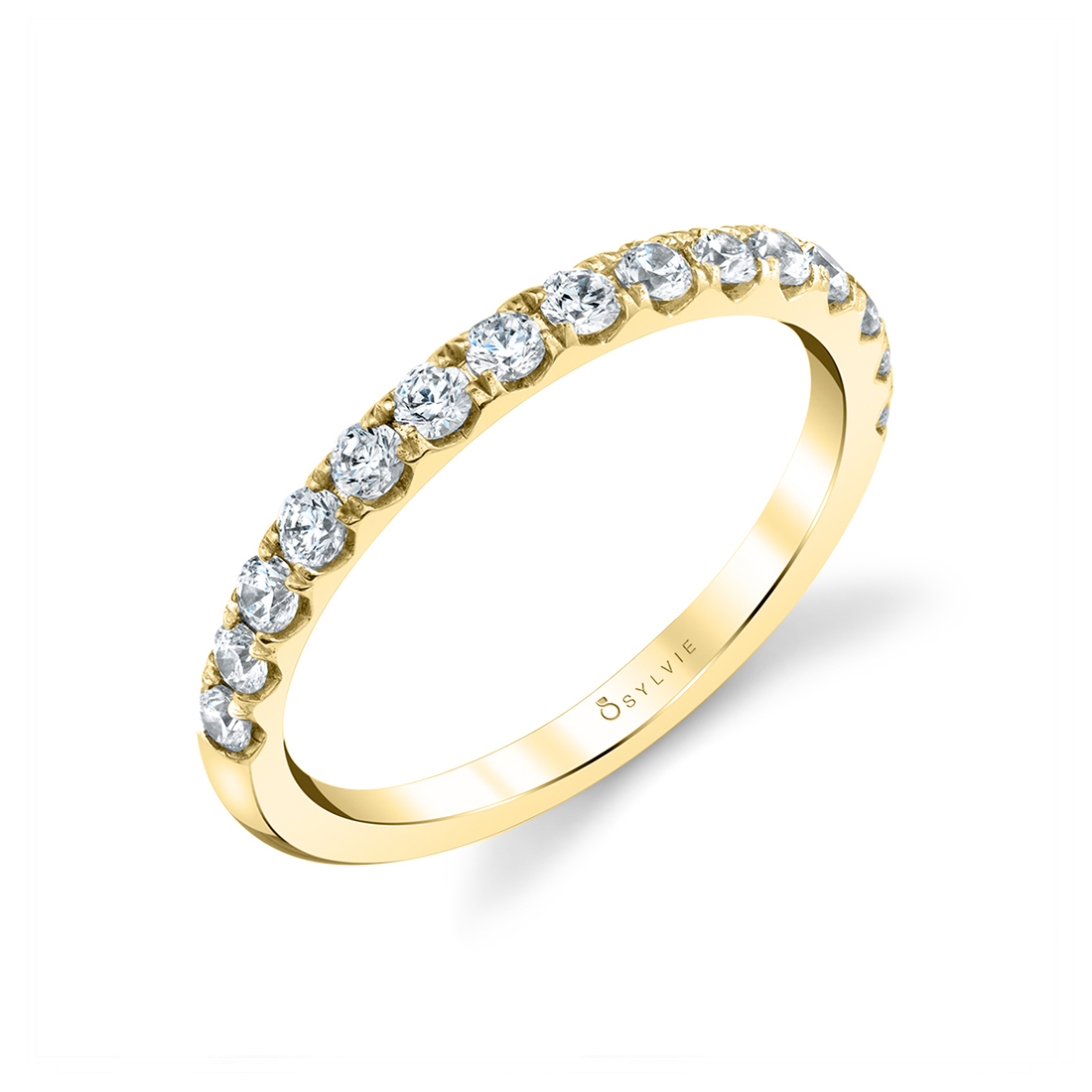 Wide Yellow Gold Wedding Band