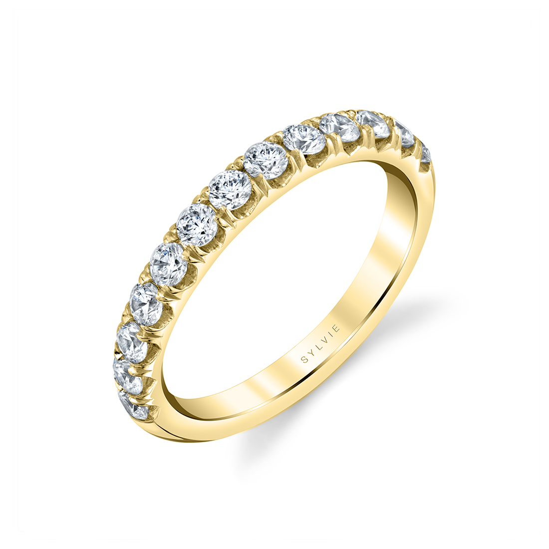 Wide Yellow Gold Wedding Band