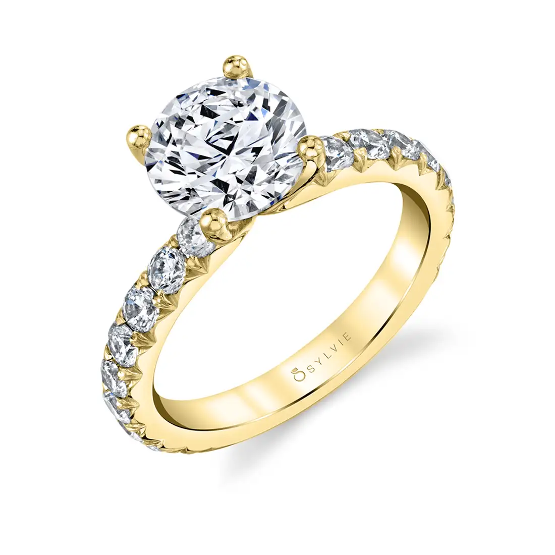 Wide Band Engagement Ring - Marlise