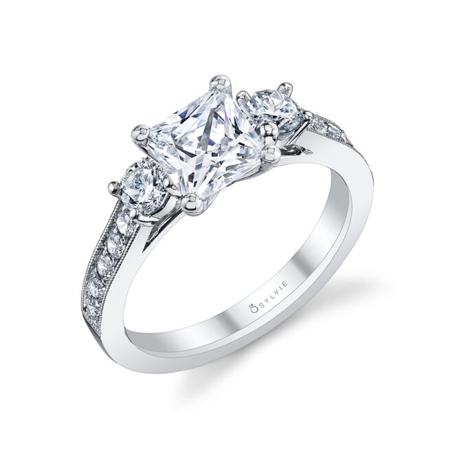 3 Stone Engagement Ring Profile