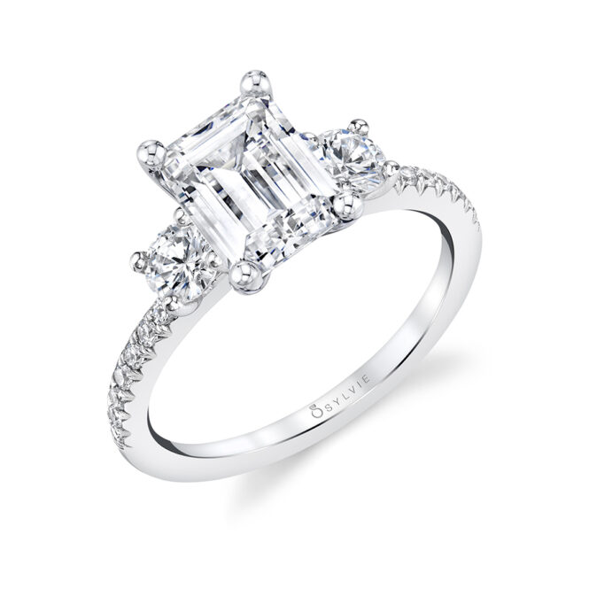 Profile Image of Modern 3 Stone Diamond Ring
