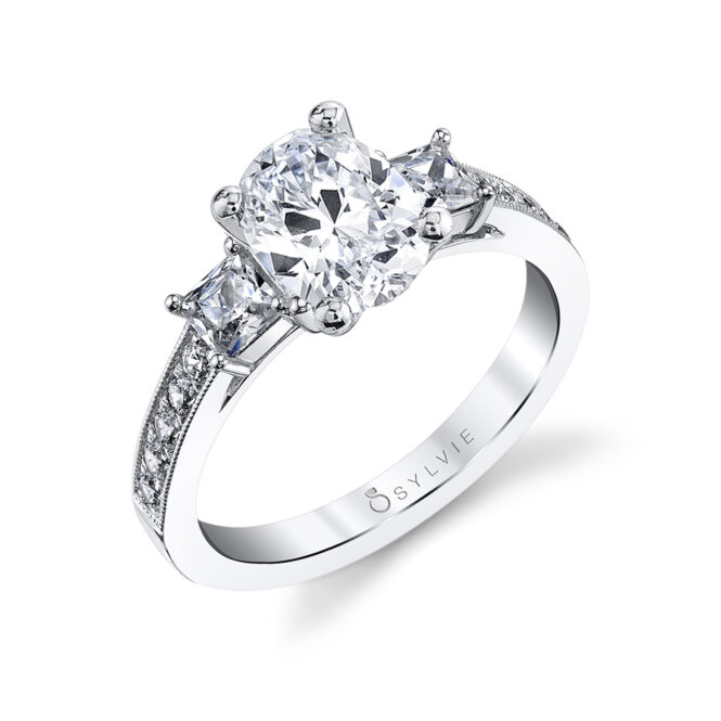 Three Stone Engagement Ring