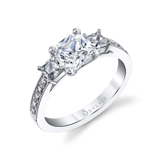 Three Stone Engagement Ring