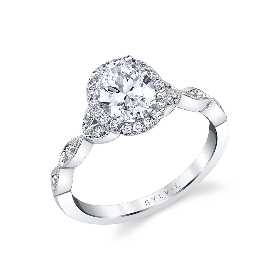 unique oval engagement ring