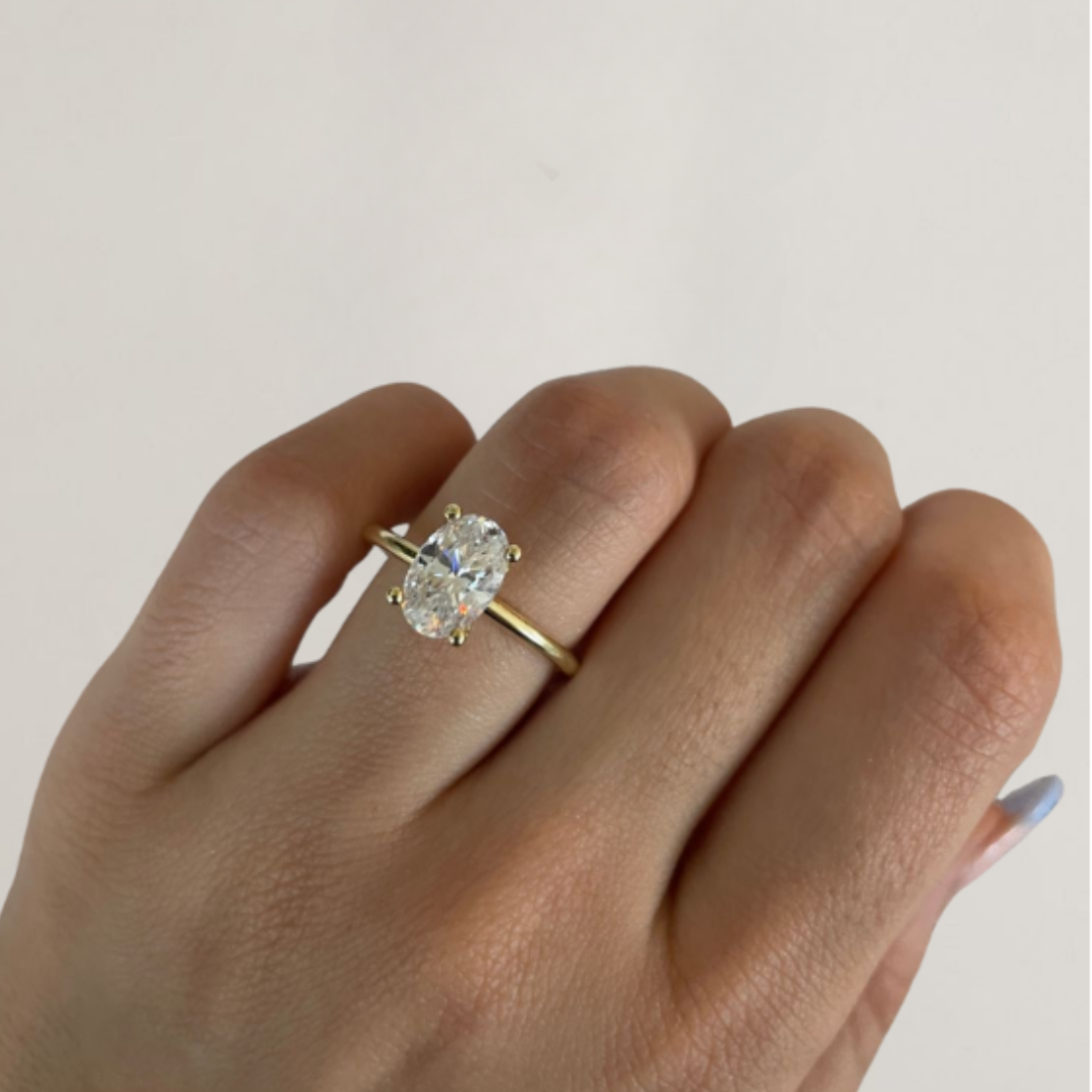 Oval diamond ratio 1