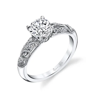 S1392 ROIAL - VINTAGE ENGAGEMENT RING