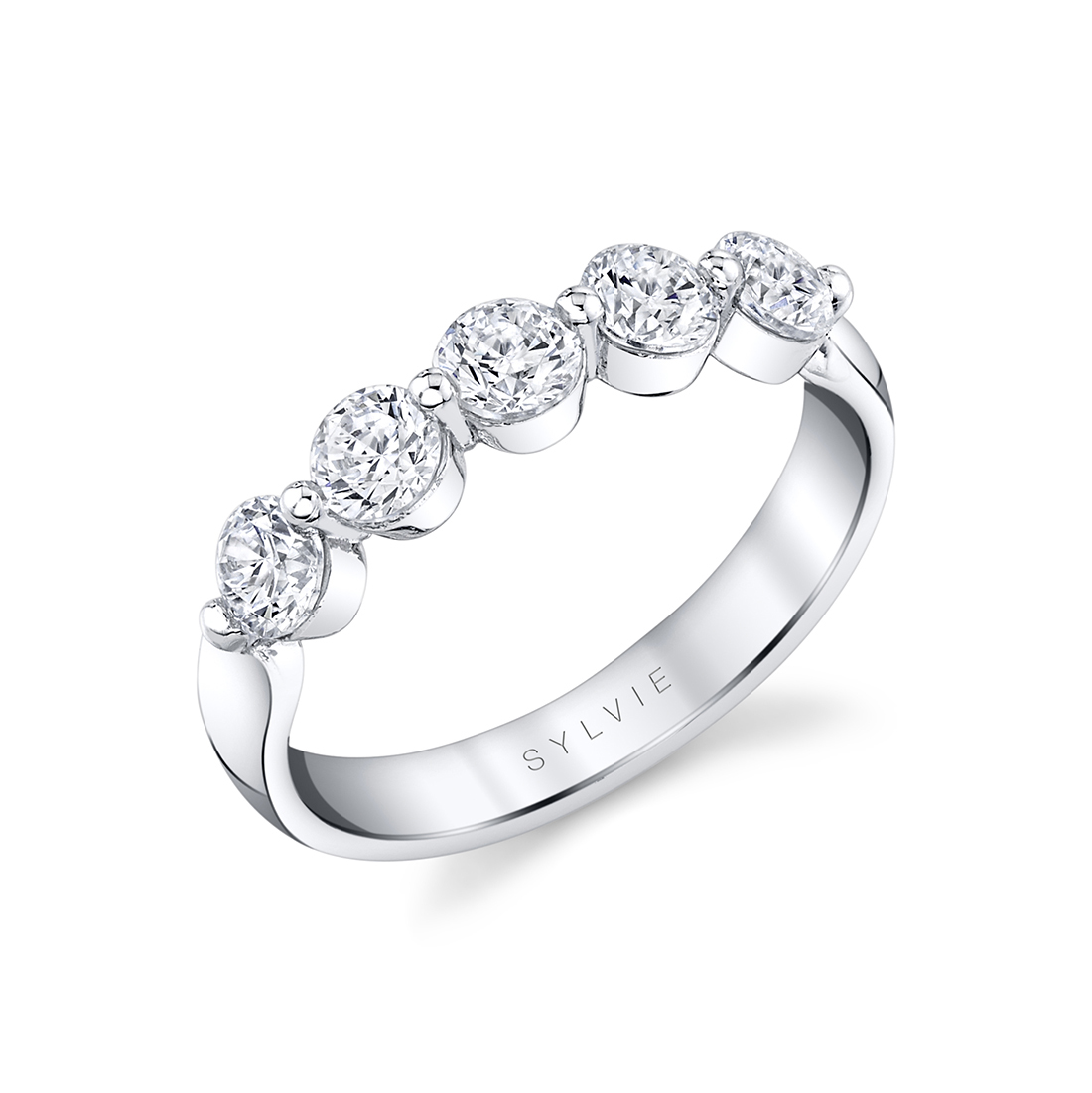 Monogram Infini wedding band, white gold - Categories Q9F71S