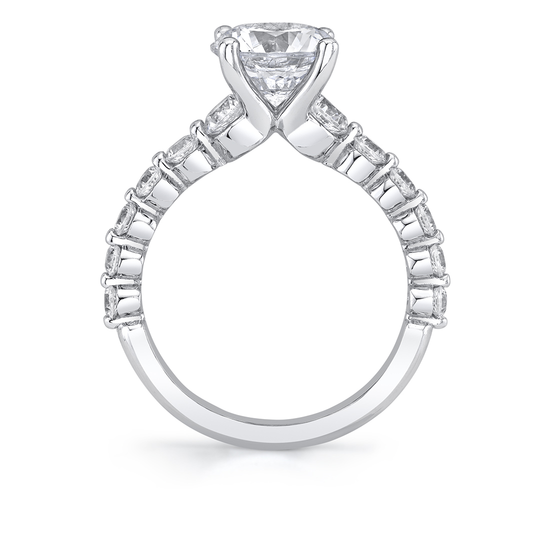 Round Cut Classic Engagement Ring - Gisele