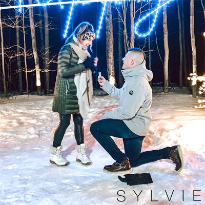 sylvie bride teanna getting proposed to