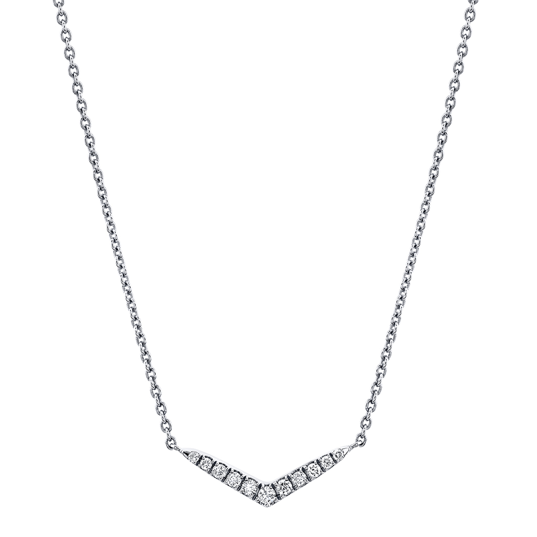 semi diamond necklace set for girls freeshipping - Vijay & Sons