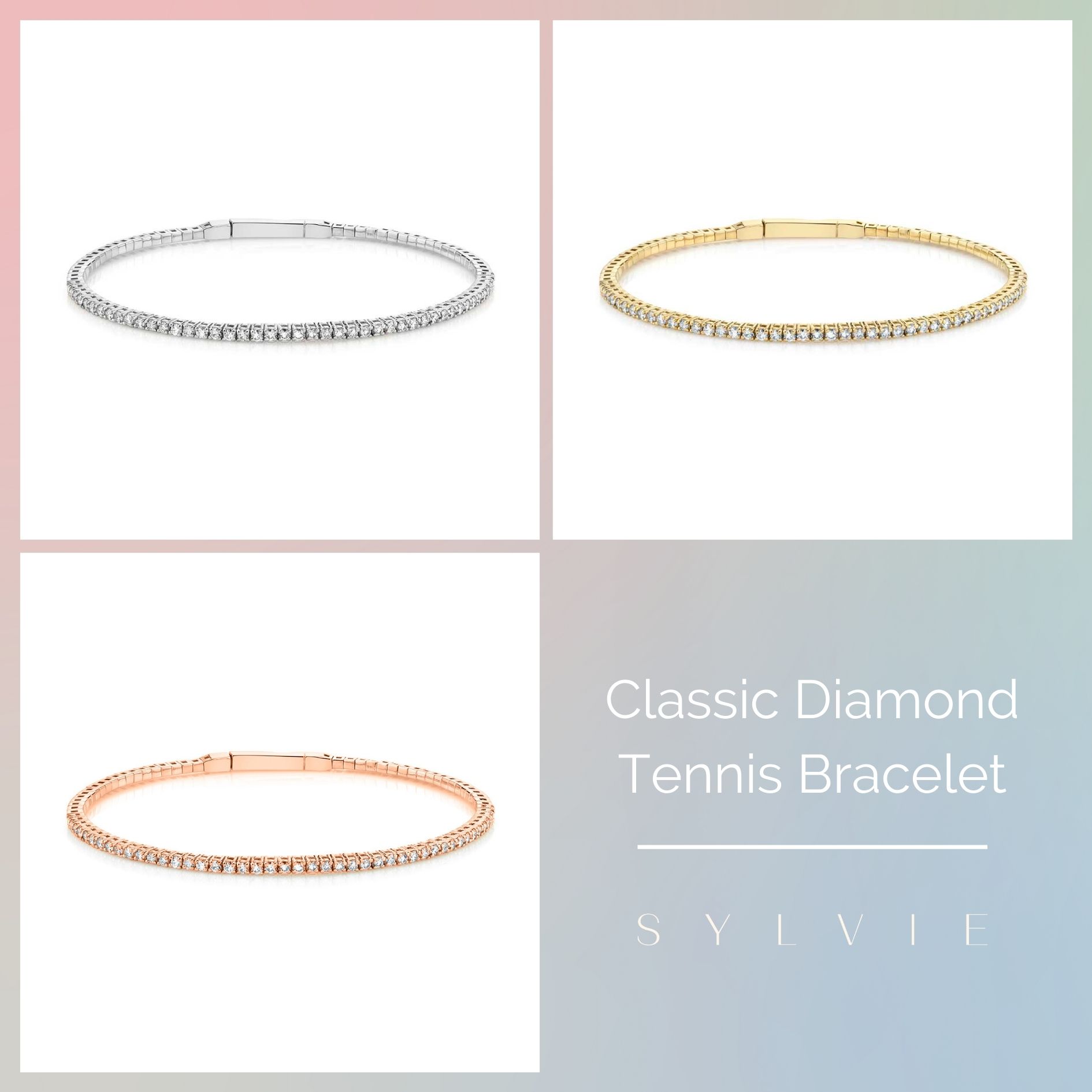 mother's day gift guide classic diamond tennis bracelet