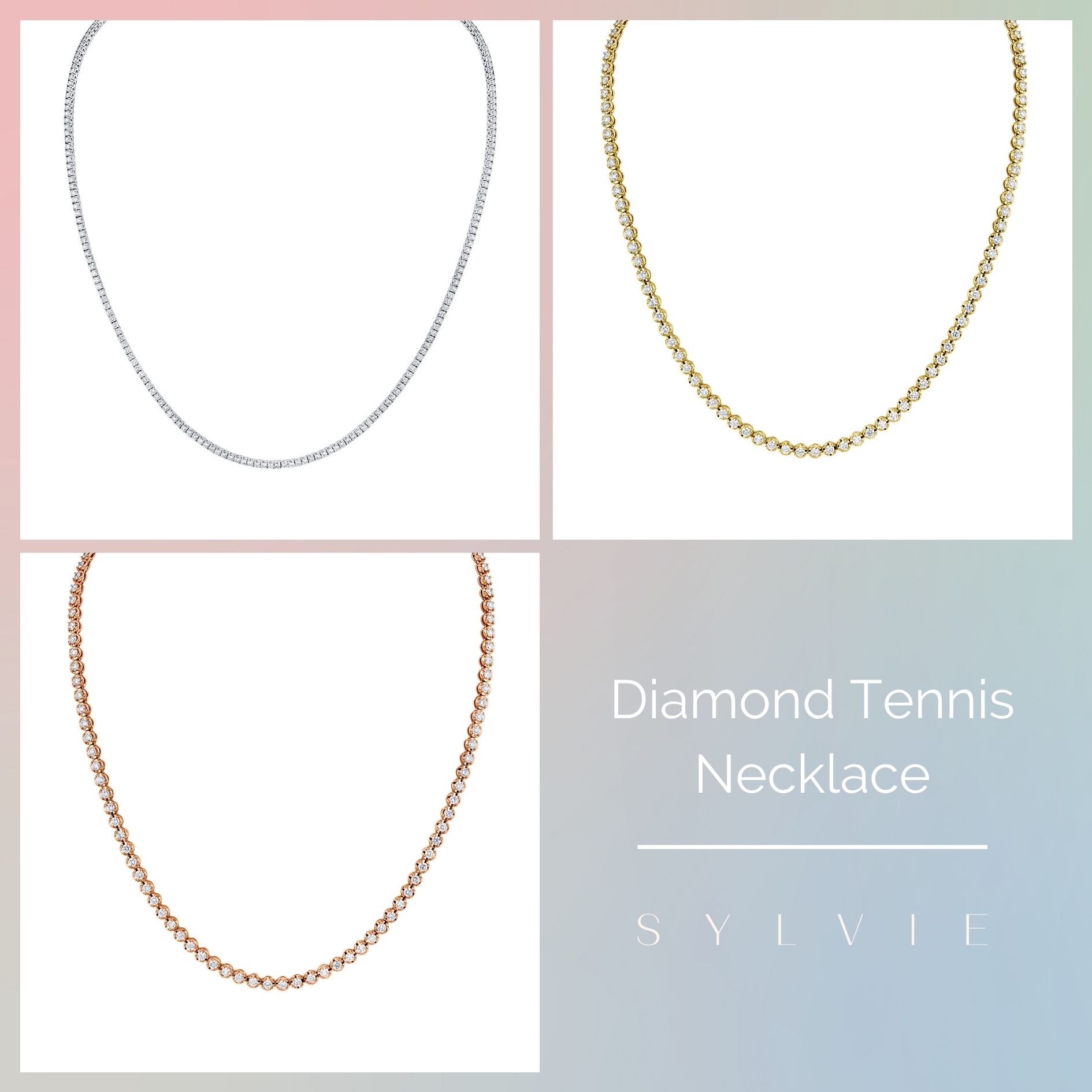 mother's day gift guide diamond tennis necklace