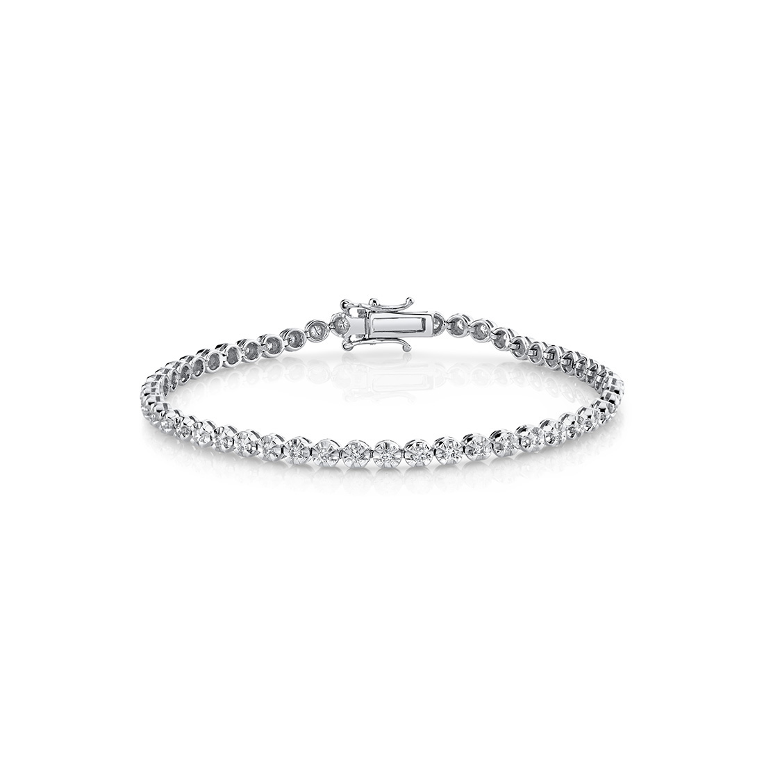petite diamond tennis bracelet br101