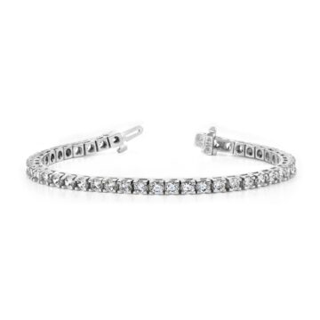 1 Carat Diamond Tennis Bracelet 14K | Adina Eden Jewels