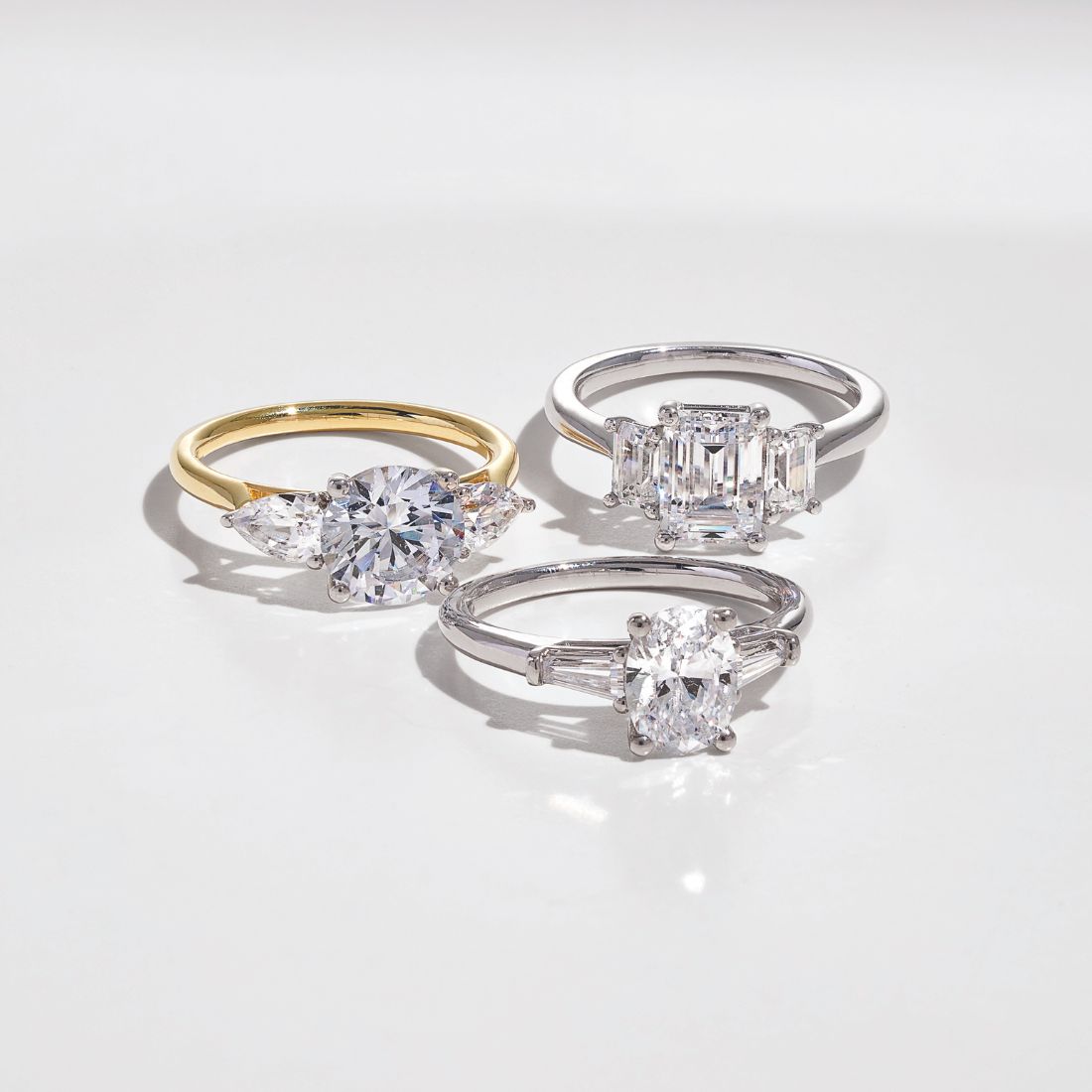 how much should you spend on an engagement ring three stone engagement rings