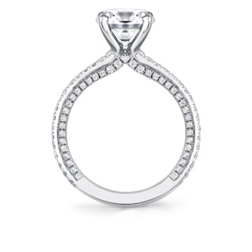 White Gold Iconelle Engagement Ring - Marilyn