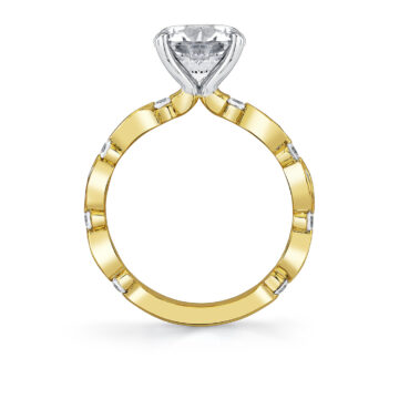 Yellow Gold Tulira Vine Inspired Engagement Ring - Xyris
