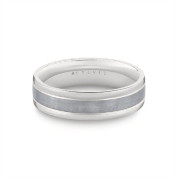 Grey Gold/Rose Gold Heritage Two Tone Men’s Band with Brushed Grey Gold - Luis