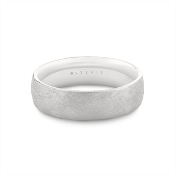 Yellow Gold Heritage Matte Ice Men’s Band - Levi
