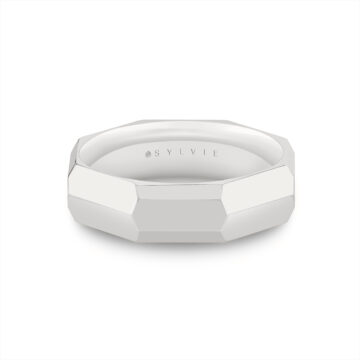 Yellow Gold Heritage Octagonal Polished Men’s Band - Zach