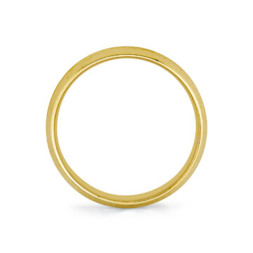 Yellow Gold Heritage Contoured Polished Men’s Band - Emmett