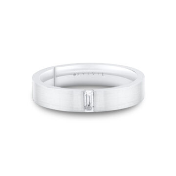 Legacy Shell Brushed Baguette Men's Band - Beckham