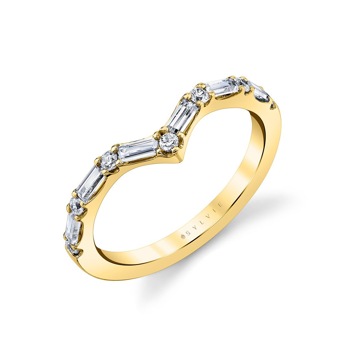 what kind of band should i wear with a solitaire engagement ring setting 10