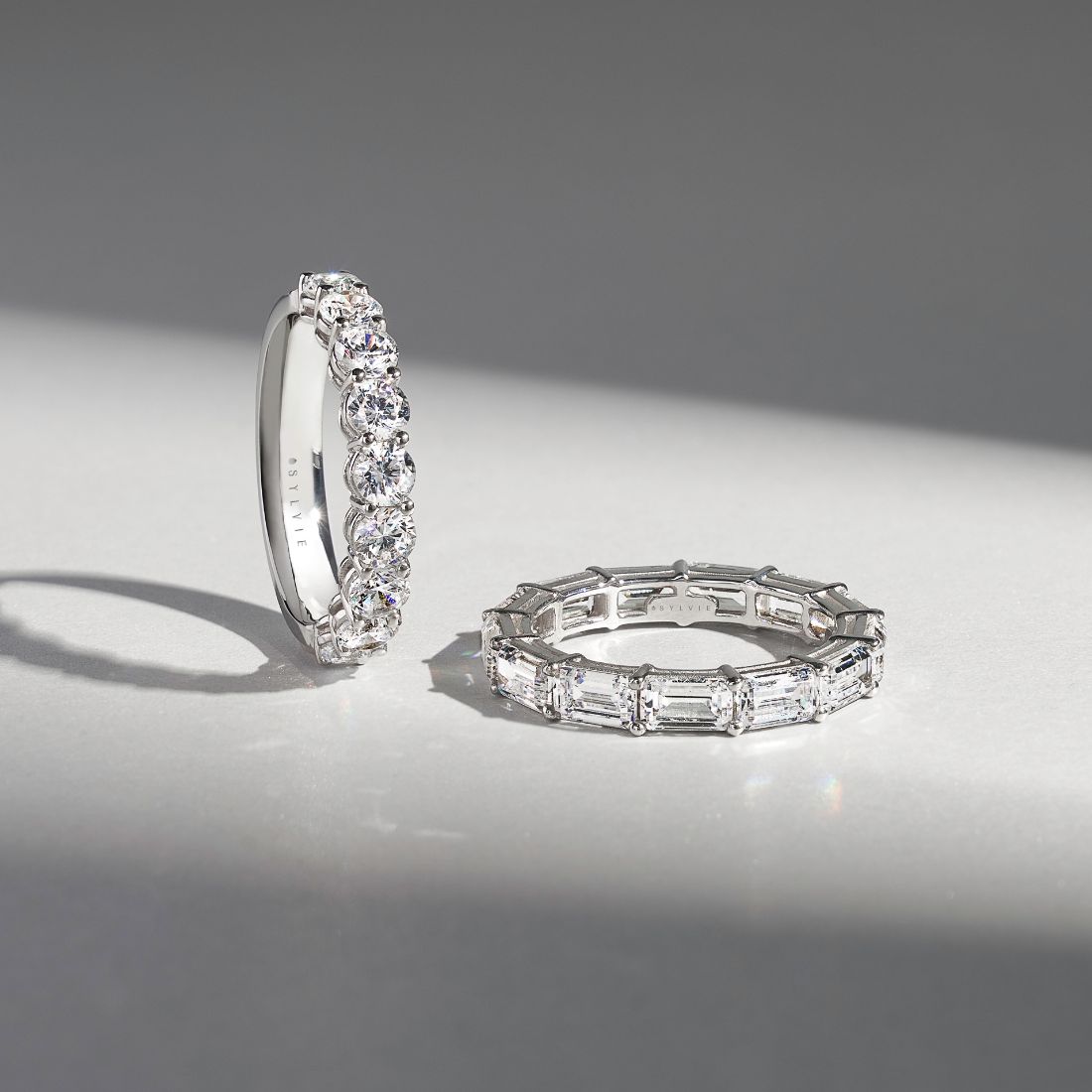 what kind of band should i wear with a solitaire engagement ring setting 19