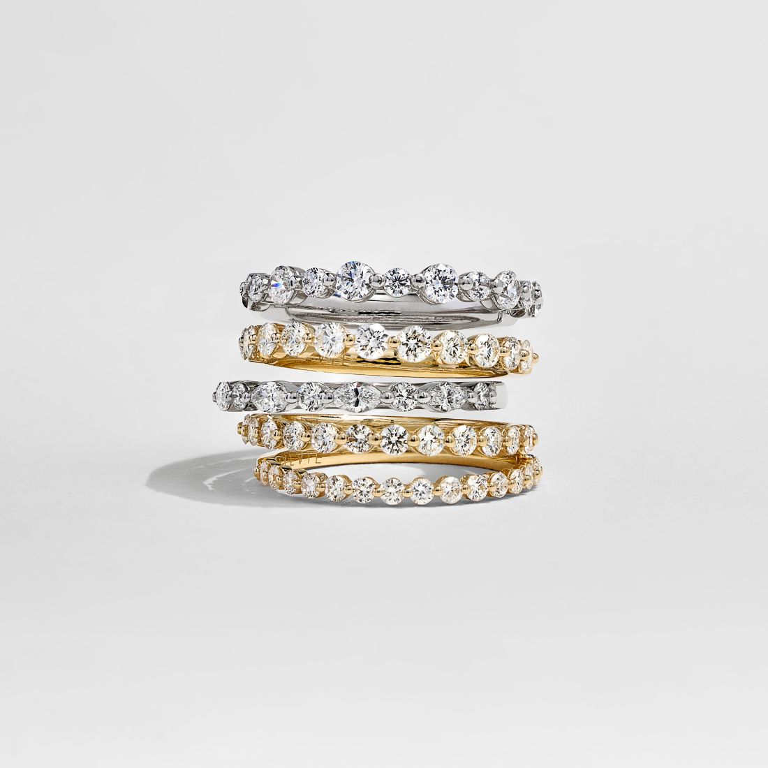 what kind of band should i wear with a solitaire engagement ring setting 2
