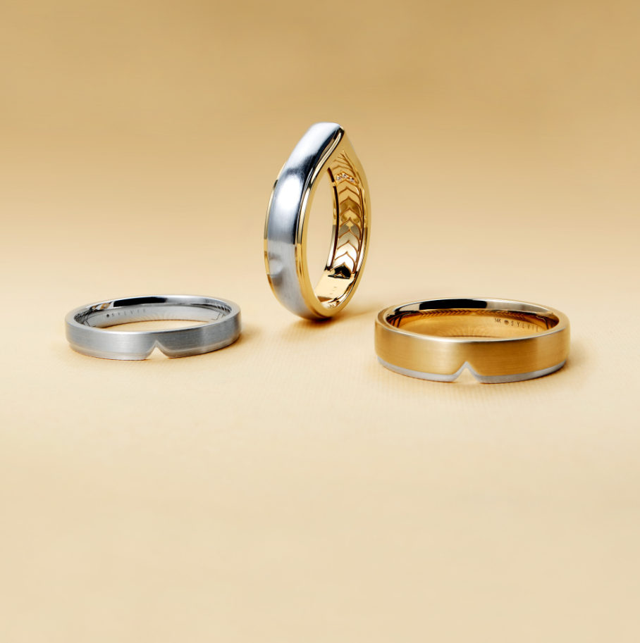mens yellow gold wedding bands 2