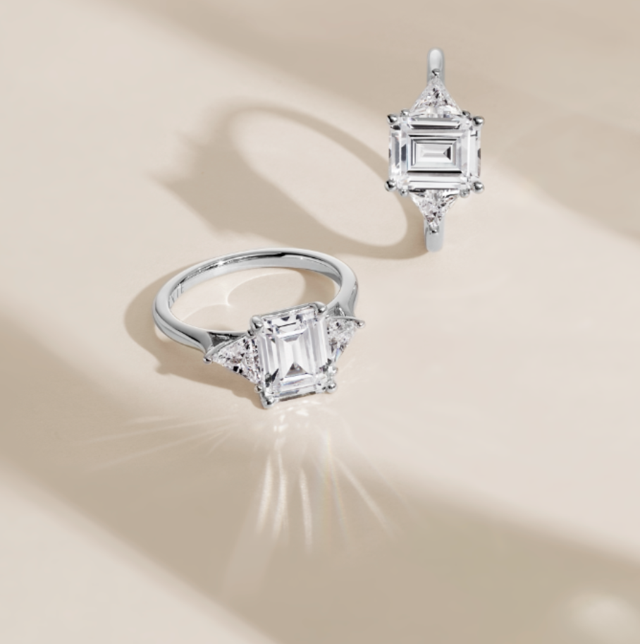 emerald cut diamond engagement rings 1