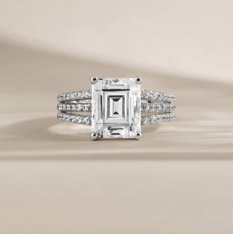 emerald cut diamond engagement rings 2