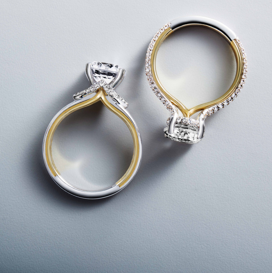 two tone engagement rings 1