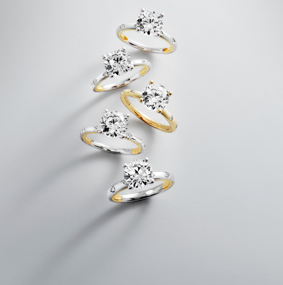 two tone engagement rings 3