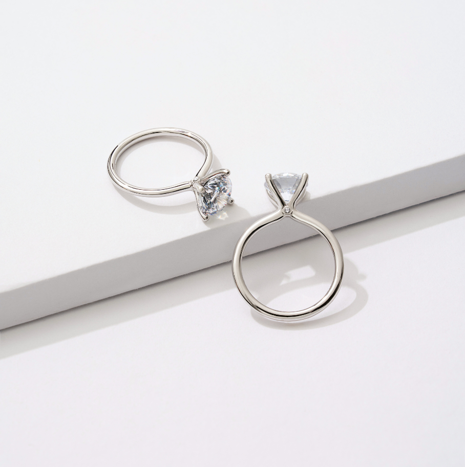 round solitaire engagement rings 1