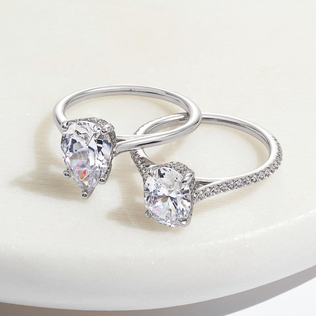 how to wear a pear shaped ring 9