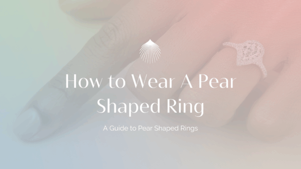 how to wear a pear shaped ring 9