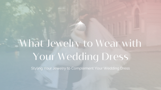 what jewelry to wear with your wedding dress blog header