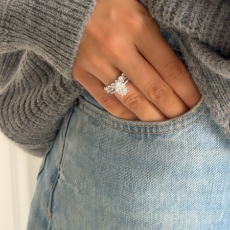 How to Stack an Oval Engagement Ring 3 how to stack oval engagement ring 3