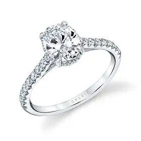 hidden halo engagement ring