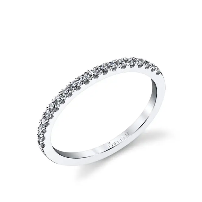 Profile Image of a Modern Bezel Set Halo Engagement Ring