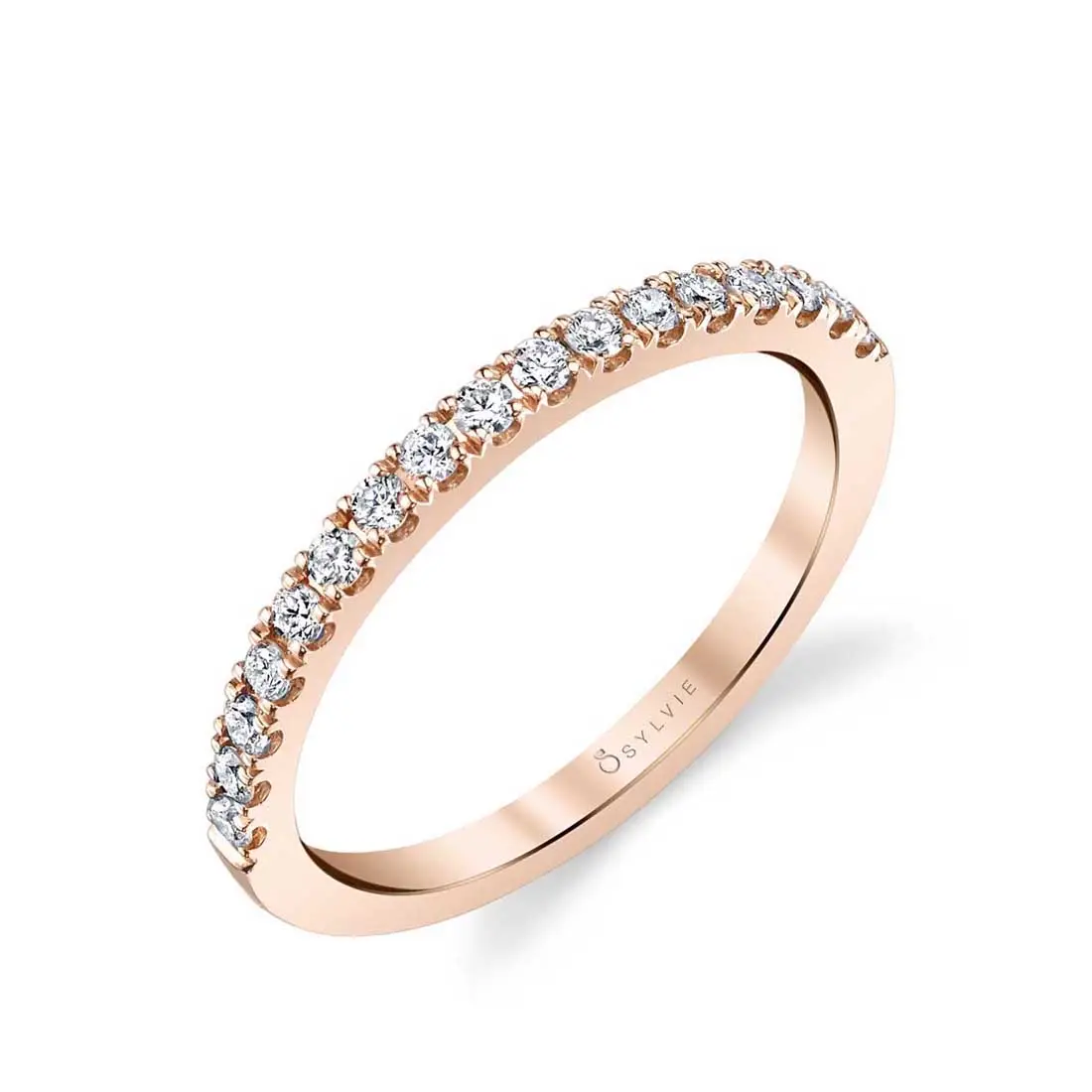 White Gold Classic Diamond Wedding Band - Chantelle