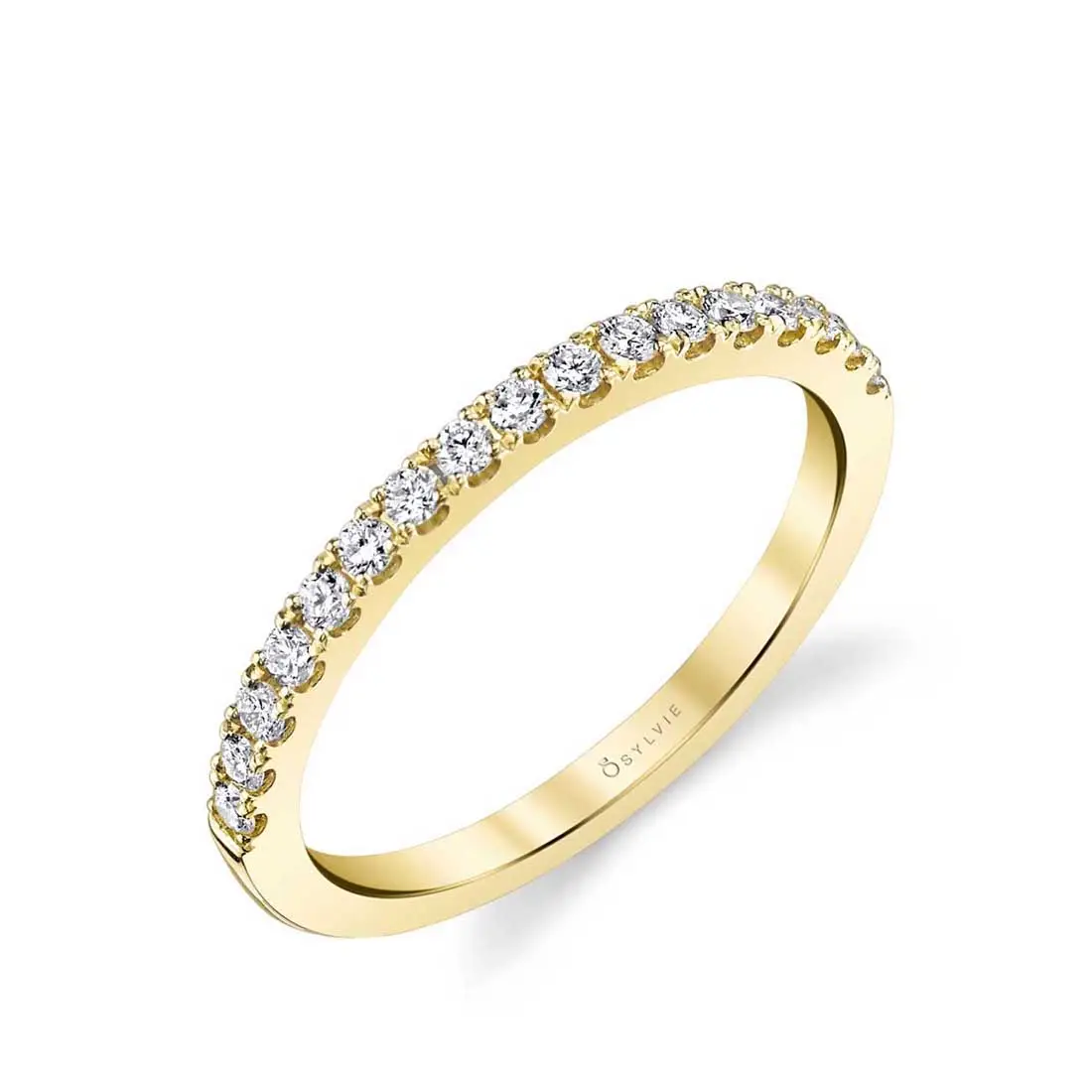 White Gold Classic Diamond Wedding Band - Chantelle