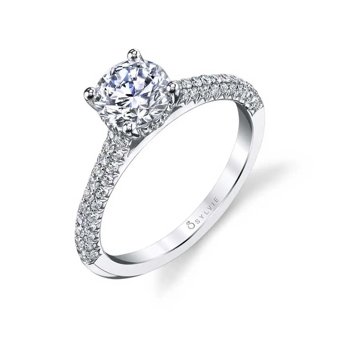 Micro diamond store ring