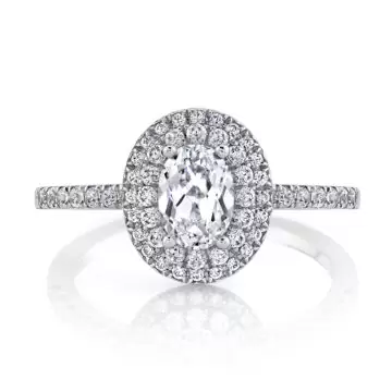 Seamless oval deals halo