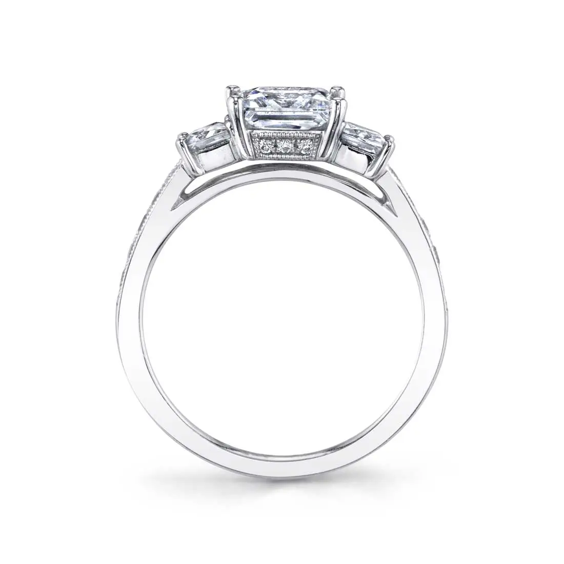 Three Stone Engagement Ring