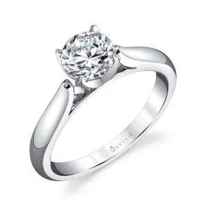 Modern Solitaire Engagement Ring_S1300-019A4R10R