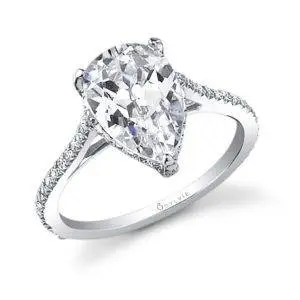Pear Shaped Solitaire Engagement Ring_SY483-0038/APL
