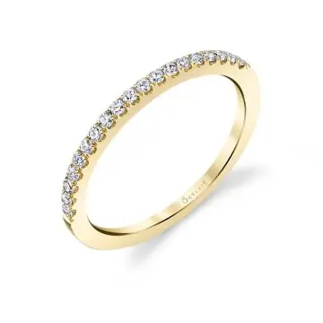 White Gold Classic Wedding Band - Jenny