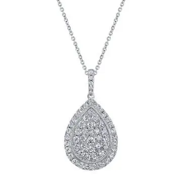 Pear Shaped Diamond Pendent